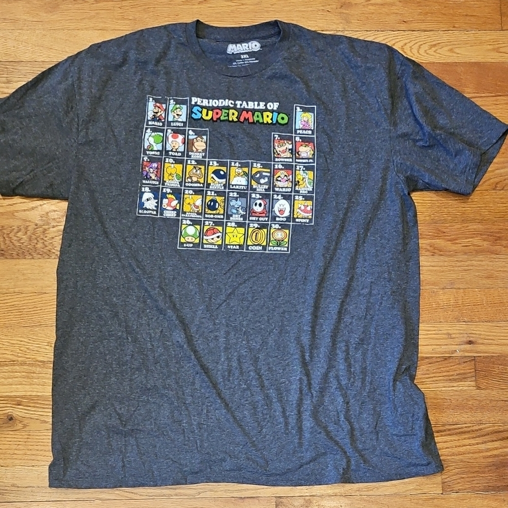 Nintendo Super Mario Dark Gray T-Shirt